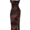 Nalini bedrucktes Maxikleid