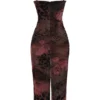 Nalini bedrucktes Maxikleid