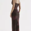 Nalini bedrucktes Maxikleid
