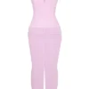 Nalini Cotton Candy Korsetts-Maxikleid