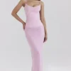 Nalini Cotton Candy Korsetts-Maxikleid