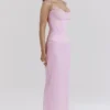 Nalini Cotton Candy Korsetts-Maxikleid