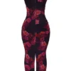 Nalini Romantisches Maxikleid mit Blumenmuster