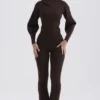 Nereida Hose aus schokoladenbrauner Kaschmirmischung Nereida Hose aus schokoladenbrauner Kaschmirmischung