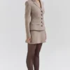 Buckingham Puppytooth Check Hourglass Jacke Buckingham Puppytooth Check Hourglass Jacke