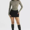Nisha Schwarzer figurformender Minirock Nisha Schwarzer figurformender Minirock