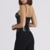 Noella Schwarzes Latex-Korsett-Oberteil – Limitierte Edition Noella Schwarzes Latex-Korsett-Oberteil – Limitierte Edition