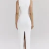 Noli Weißes, ärmelloses Maxikleid