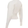 Noor Off-White-Strickjacke Noor Off-White-Strickjacke