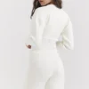 Noor Off-White-Strickjacke Noor Off-White-Strickjacke