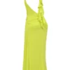 Olessia Acid Lime Rückenfreies Neckholder-Maxikleid Olessia Acid Lime Rückenfreies Neckholder-Maxikleid