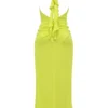 Olessia Acid Lime Rückenfreies Neckholder-Maxikleid Olessia Acid Lime Rückenfreies Neckholder-Maxikleid