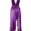 Olessia Orchid Rückenfreies Neckholder-Maxikleid Olessia Orchid Rückenfreies Neckholder-Maxikleid