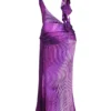 Olessia Orchid Rückenfreies Neckholder-Maxikleid Olessia Orchid Rückenfreies Neckholder-Maxikleid