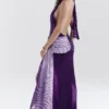 Olessia Orchid Rückenfreies Neckholder-Maxikleid Olessia Orchid Rückenfreies Neckholder-Maxikleid