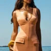 Olympia Sorbet Plunge-Minikleid Olympia Sorbet Plunge-Minikleid
