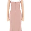 Ophelia Blush Cutout Midi-Kleider