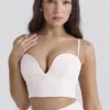 Pabla Ballerina Pink Cropped Bralette Oberteil Pabla Ballerina Pink Cropped Bralette Oberteil