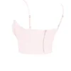 Pabla Ballerina Pink Cropped Bralette Oberteil Pabla Ballerina Pink Cropped Bralette Oberteil
