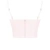 Pabla Ballerina Pink Cropped Bralette Oberteil Pabla Ballerina Pink Cropped Bralette Oberteil