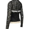 Perdita Schwarzes Metallic-Jacquard-Korsett & Bolero Perdita Schwarzes Metallic-Jacquard-Korsett & Bolero
