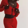 Perla Cherry Rippstrick-Oberteil Perla Cherry Rippstrick-Oberteil