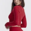 Perla Cherry Rippstrick-Oberteil Perla Cherry Rippstrick-Oberteil