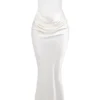 Persephone Elfenbeinfarbenes trägerloses Korsetts-Kleid