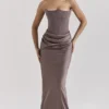 Persephone Smoke – trägerloses Korsetts-Maxikleid Persephone Smoke – trägerloses Korsetts-Maxikleid