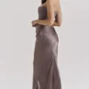 Persephone Smoke – trägerloses Korsetts-Maxikleid Persephone Smoke – trägerloses Korsetts-Maxikleid