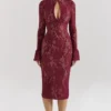 Pierette Berry Lace Midi-Kleid Pierette Berry Lace Midi-Kleid