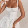 Pietra Weißes Korsetts-Minikleid Pietra Weißes Korsetts-Minikleid
