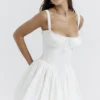 Pietra Weißes Korsetts-Minikleid Pietra Weißes Korsetts-Minikleid