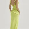 Pixie Lime Rüschen-Maxikleid Pixie Lime Rüschen-Maxikleid