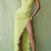 Pixie Lime Rüschen-Maxikleid Pixie Lime Rüschen-Maxikleid