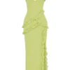 Pixie Lime Rüschen-Maxikleid Pixie Lime Rüschen-Maxikleid