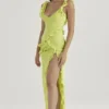 Pixie Lime Rüschen-Maxikleid Pixie Lime Rüschen-Maxikleid