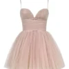 Princess French Rose Tüll-Minikleid