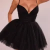 Princess Schwarzes Tüll-Minikleid Princess Schwarzes Tüll-Minikleid