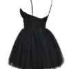 Princess Schwarzes Tüll-Minikleid Princess Schwarzes Tüll-Minikleid