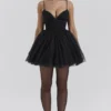 Princess Schwarzes Tüll-Minikleid Princess Schwarzes Tüll-Minikleid