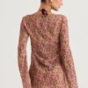 Provence Olive Floral Cover Up Provence Olive Floral Cover Up