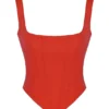 Rafa Scarlet Satin Longline-Korsett Rafa Scarlet Satin Longline-Korsett