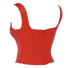 Rafa Scarlet Satin Longline-Korsett Rafa Scarlet Satin Longline-Korsett