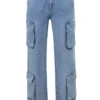 Ria Blue Washed Utility Jeans Ria Blue Washed Utility Jeans