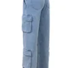 Ria Blue Washed Utility Jeans Ria Blue Washed Utility Jeans