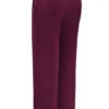 Rivi Weinrote Hose mit geradem Bein Rivi Weinrote Hose mit geradem Bein