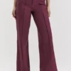 Rivi Weinrote Hose mit geradem Bein Rivi Weinrote Hose mit geradem Bein