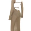 Roberta Tan Strick-Midi-Kleid Roberta Tan Strick-Midi-Kleid