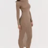 Roberta Tan Strick-Midi-Kleid Roberta Tan Strick-Midi-Kleid